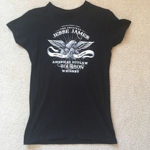 Jesse James America’s Outlaw Bourbon Whiskey Tee